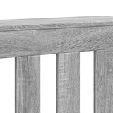 Radiator Cover Grey Sonoma 149x20x82 cm Engineered Wood 852749