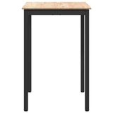 Bar Table Natural 70 x 70 x 105 cm Solid Pine Wood 892799