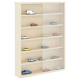 Wall Display Case with Shelf Beige 40 x 8.5 x 54 cm Plywood 42015624