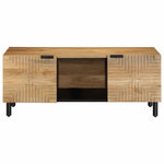 ZNTS Coffee Table Brown 100x54x40 cm Solid Wood Mango 4017732