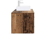 Bathroom Furniture Set 2 pcs Old Wood Engineered Wood 3403974