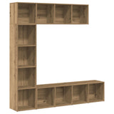 Book Cabinets 3 pcs Artisan Oak Engineered Wood 3328550