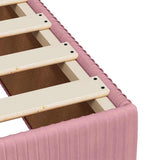 Bed Frame without Mattress Pink 120x200 cm Velvet 3285005