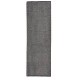 Outdoor Flatweave Rug 80x250 cm Grey 340772