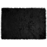 Faux Sheepskin Rug TAFALLA Black 140 x 200 cm Polyester 42021571