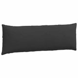Sofa Pillows 2 pcs Black 120 x 40 cm Fabric 42013814