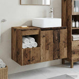 Bathroom Furniture Set 2 pcs Old Wood Engineered Wood 3404072
