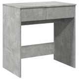 Dressing Table with Mirror Concrete Grey 73x46.5x120 cm 848223