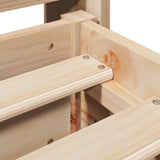 Bed Frame without Mattress 120x190 cm Small Double Solid Wood Pine 3306945
