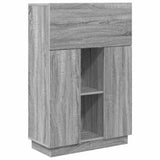 Desk Grey Sonoma 71.5 x 31.5 x 106.5 cm Engineered Wood 869487