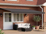 Electric Retractable Awning Anthracite 4 x 2 m 3421981