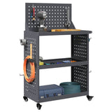 Tool Trolley Anthracite 65 x 35 x 111 cm Cold-rolled Steel 874548