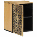 Bathroom Wall Cabinet 38x33x48 cm Solid Wood Mango 358232