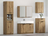 Bathroom Furniture Set 5 pcs Artisan Oak Engineered Wood 3415888