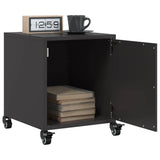 Bedside Cabinet Black 36x39x43.5 cm Steel 846614