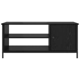 TV Cabinet Black Oak 100 x 40 x 45 cm Engineered Wood 879479