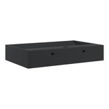 Wash Basin 60x38x11 cm Mineral Cast/Marble Cast Matt Black 155980