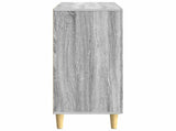 Sideboard Grey Sonoma 89 x 34.5 x 80 cm Engineered Wood 895111