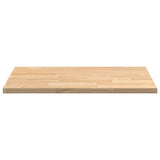 Kitchen Worktop 80x63.5x2.7 cm Solid Wood Oak Rectangular 4008997