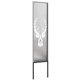 Garden Privacy Screen Silver 32 x 140 cm Stainless steel 876263