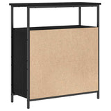 Sideboard Black Oak 70 x 30 x 80 cm Engineered Wood 862972