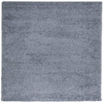 ZNTS Shaggy Rug High Pile Modern Blue 240x240 cm 375328