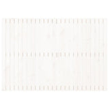 Wall Headboard White 159.5x3x110 cm Solid Wood Pine 824949