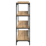 Book Cabinet 3-Tier 100 x 33 x 100 cm Engineered wood 881118