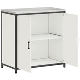 Kitchen Storage HATTEM White 90 x 50 x 92 cm Steel 874983