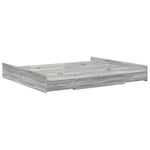 Storage Bed Frame Grey sonoma 180 x 200 cm Engineered wood 3335274