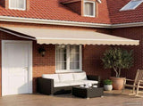 Retractable Awning Beige 4 x 2 m 100% Polyester and Aluminium 3418936