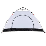 Camping Tent 2-Person White Blackout Fabric Quick Release 4004164