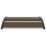 Door Canopy Black 120x100 cm PC 45633