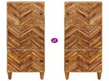 Storage Cabinets Brown 40 x 33.5 x 110 cm Solid Mango Wood 4018945
