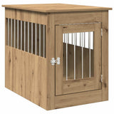 Dog Crate Furniture Artisan Oak 55x80x68 cm Engineered Wood 857643