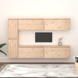 TV Cabinets 6 pcs Solid Wood Pine 3100234