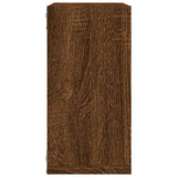 Wall Cube Shelves 6 pcs Brown Oak 30x15x30 cm 815887