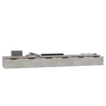 Wall Cabinets 2 pcs Concrete Grey 102x30x20 cm Engineered Wood 3115903