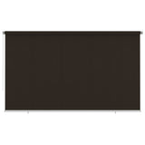 Outdoor Roller Blind 400x230 cm Brown HDPE 312990
