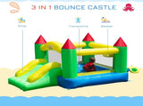 Nylon Inflatable Bouncy Castle Multi-Colour T3398P348056