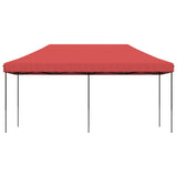 Foldable Party Tent Pop-Up Burgundy 580x292x315 cm 4004939