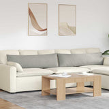 Sofa Pillows 2 pcs Light Grey 145 x 40 cm Fabric 42013855