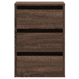 Corner Chest of Drawers Brown Oak 40x41x58 cm Engineered Wood 852840