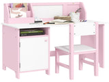 Kids Desk And Chair Set 2 PCs Childrens Table And Chair Set Multi Use Toddler Furniture with T3398P347717