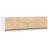 TV Cabinet with LED White 180x34x50 cm Engineered Wood 3307912