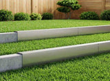 Garden Cover Profile 10 pcs 100 x 5 x 15 cm Stainless Steel 8012943