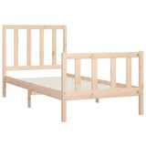 Bed Frame without Mattress 90x200 cm Solid Wood 3106818