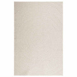 Rug ZIZUR Cream 140x200 cm Jute Look Indoor and Outdoor 4010378