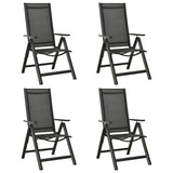 5 Piece Garden Dining Set Aluminium Anthracite 3070633