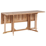 7 Piece Folding Outdoor Dining Set Solid Teak Wood 44661